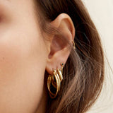 Two Way Earrings | gold