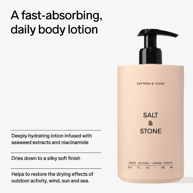 Body Lotion | Saffron & Cedar