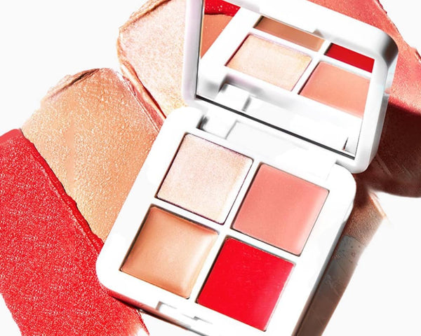 Lip2cheeck glow quad mini | blush + lipstick palette